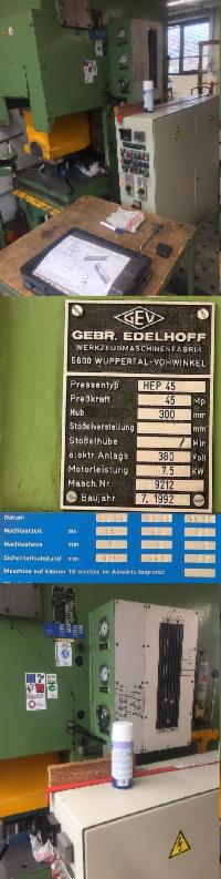 Produktbild 6 zu MaschineEdelhoff HEP 45