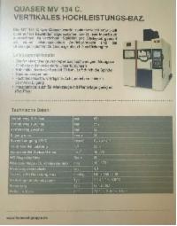 Produktbild 3 zu MaschineQuaser MV 134 C